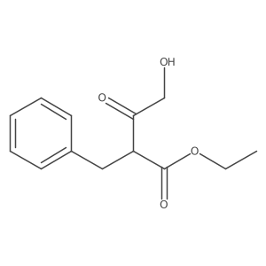 Ethyl 2-benzyl-4-hydroxy-3-oxobutanoate Structure