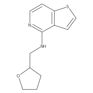 N-[(oxolan-2-yl)methyl]thieno[3,2-c]pyridin-4-amine Structure