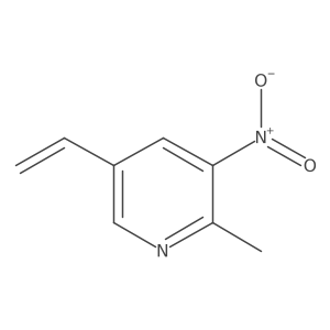 5-Ethenyl-2-methyl-3-nitropyridine结构式