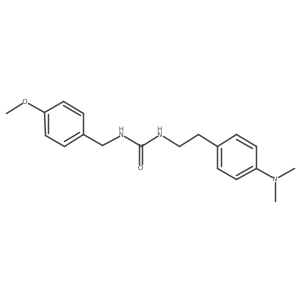 1-(4-(Dimethylamino)phenethyl)-3-(4-methoxybenzyl)urea Structure