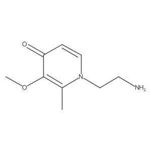 1-(2-Aminoethyl)-3-methoxy-2-methylpyridin-4(1H)-one结构式