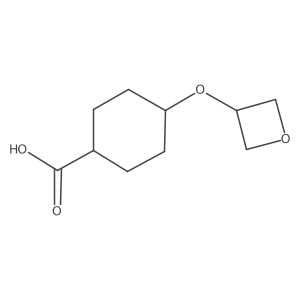 trans-4-(Oxetan-3-yloxy)-cyclohexanecarboxylic acid Structure