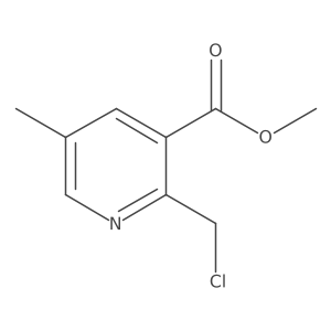 Methyl 2-(chloromethyl)-5-methylnicotinate Structure