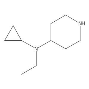 N-cyclopropyl-N-ethylpiperidin-4-amine Structure