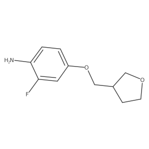 2-Fluoro-4-[(oxolan-3-yl)methoxy]aniline Structure