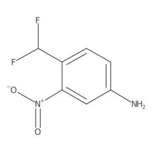 4-(Difluoromethyl)-3-nitroaniline结构式