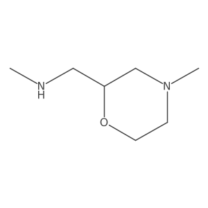 (S)-N-methyl-1-(4-methylmorpholin-2-yl)methanamine Structure