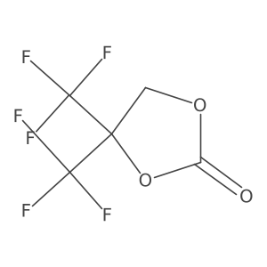 4,4-Bis(trifluoromethyl)-1,3-dioxolan-2-one Structure