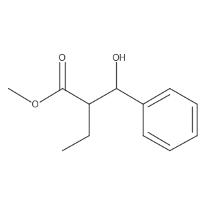 methyl (2S)-2-[(S)-hydroxy(phenyl)methyl]butanoate结构式