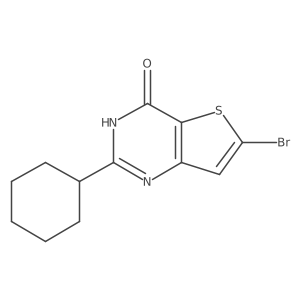 6-bromo-2-cyclohexylthieno[3,2-d]pyrimidin-4(3H)-one结构式