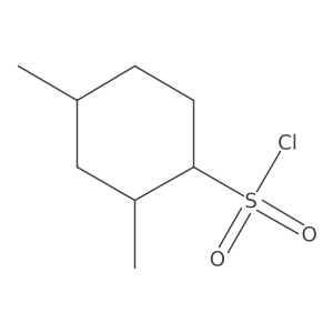 2,4-Dimethylcyclohexane-1-sulfonyl chloride Structure