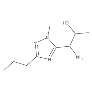 1-Amino-1-(1-methyl-3-propyl-1h-1,2,4-triazol-5-yl)propan-2-ol Structure