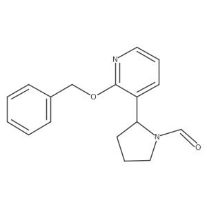 2-(2-(Benzyloxy)pyridin-3-yl)pyrrolidine-1-carbaldehyde Structure