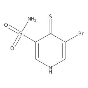 5-Bromo-4-mercaptopyridine-3-sulfonamide Structure