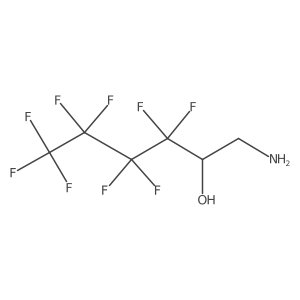 1-Amino-3,3,4,4,5,5,6,6,6-nonafluorohexan-2-ol结构式
