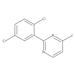 2-(2,5-Dichlorophenyl)-4-iodopyrimidine Structure