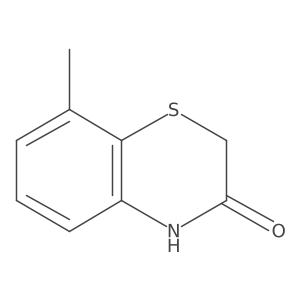 8-Methyl-2H-1,4-benzothiazine-3(4H)-one结构式