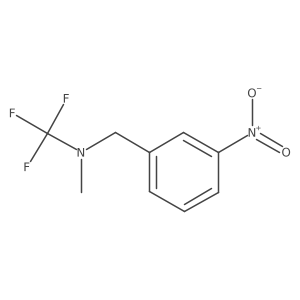 1,1,1-trifluoro-N-methyl-N-(3-nitrobenzyl)methanamine Structure