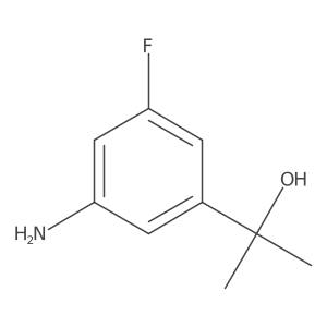 2-(3-Amino-5-fluorophenyl)propan-2-ol Structure