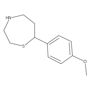 7-(4-Methoxyphenyl)-1,4-thiazepane Structure