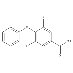 3,5-Difluoro-4-phenoxybenzoic acid结构式