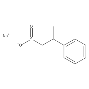 Sodium 2-phenylpropane-1-sulfinate结构式