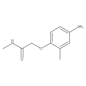 2-(4-amino-2-methylphenoxy)-N-methylacetamide Structure