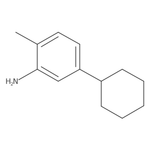 5-Cyclohexyl-2-methylaniline结构式