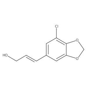 3-(7-Chlorobenzo[d][1,3]dioxol-5-yl)prop-2-en-1-ol Structure