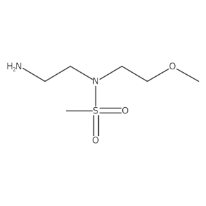 N-(2-aminoethyl)-N-(2-methoxyethyl)methanesulfonamide结构式