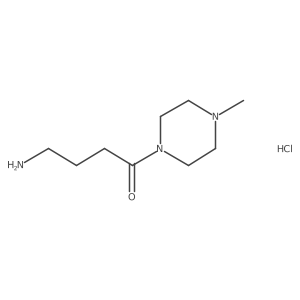 4-Amino-1-(4-methylpiperazin-1-yl)butan-1-one xhydrochloride Structure