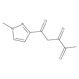 1-(1-methyl-1H-pyrazol-3-yl)pentane-1,3,4-trione Structure