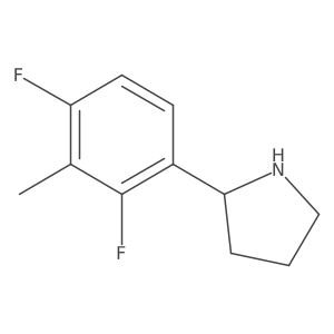 2-(2,4-Difluoro-3-methylphenyl)pyrrolidine Structure
