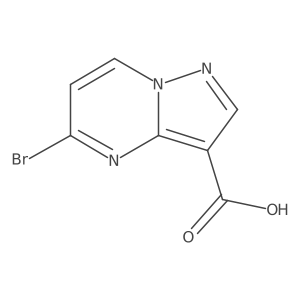 5-Bromopyrazolo[1,5-a]pyrimidine-3-carboxylic acid结构式