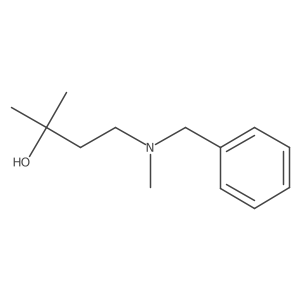 2-Methyl-4-[methyl(phenylmethyl)amino]-2-butanol Structure