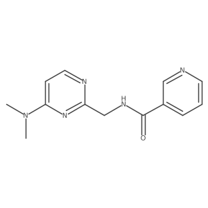 N-((4-(dimethylamino)pyrimidin-2-yl)methyl)nicotinamide结构式