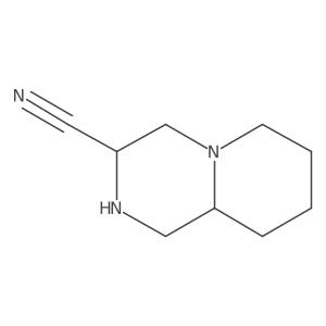 Octahydro-1H-pyrido[1,2-a]piperazine-3-carbonitrile结构式