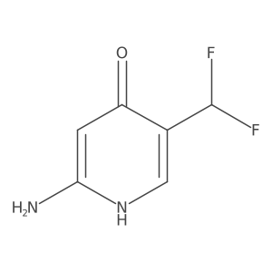 2-Amino-5-(difluoromethyl)pyridin-4-ol Structure