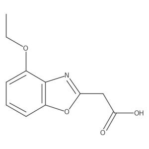4-Ethoxybenzo[d]oxazole-2-acetic acid结构式