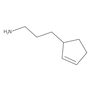 3-(Cyclopent-2-en-1-yl)propan-1-amine Structure