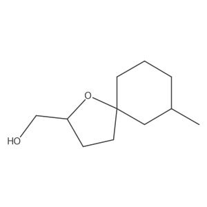{7-Methyl-1-oxaspiro[4.5]decan-2-yl}methanol结构式