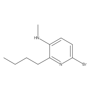 6-Bromo-N-butyl-N-methyl-3-pyridinamine Structure
