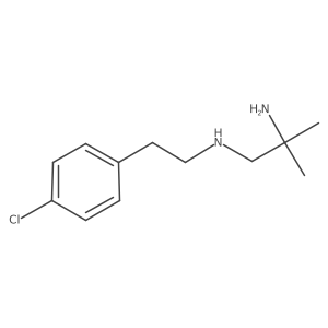 (2-Amino-2-methylpropyl)[2-(4-chlorophenyl)ethyl]amine Structure