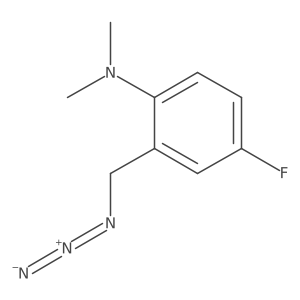 2-(azidomethyl)-4-fluoro-N,N-dimethylaniline Structure