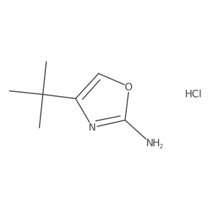 4-(tert-Butyl)oxazol-2-amine hydrochloride Structure