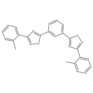 1,3-Bis ((3-(2-tolyl)-1,2,4-oxadiazol)-5-yl)benzene结构式