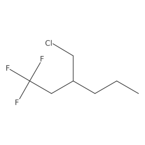 3-(Chloromethyl)-1,1,1-trifluorohexane结构式