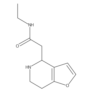 N-ethyl-2-{4H,5H,6H,7H-furo[3,2-c]pyridin-4-yl}acetamide Structure