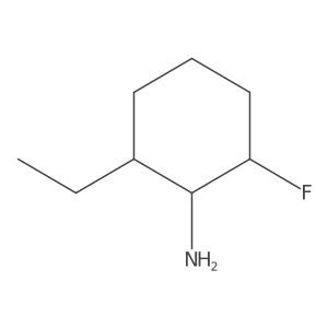 2-Ethyl-6-fluorocyclohexan-1-amine Structure