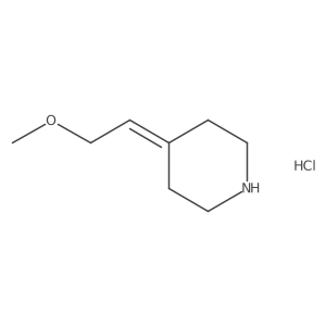 4-(2-Methoxyethylidene)piperidine hydrochloride结构式